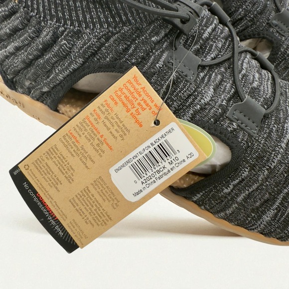 Acorn Casco Engineered Knit Slip On Black Heather Size 10 Men‎ main image 5